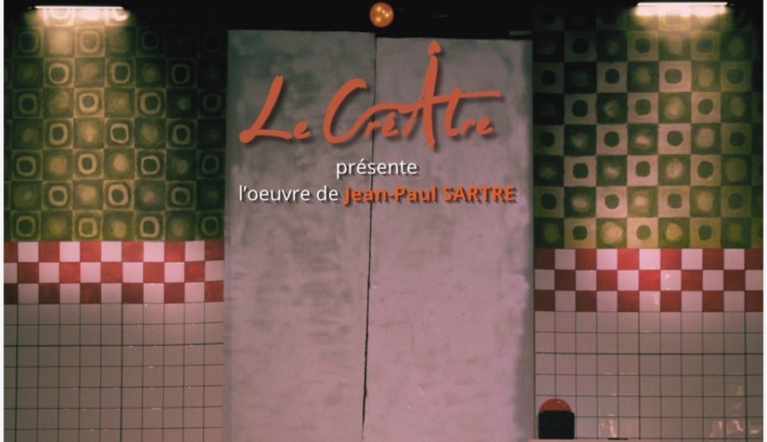 Affiche de Compagnie Le Créâtre — « Huis clos » à L'Œuf, Vieux Lyon