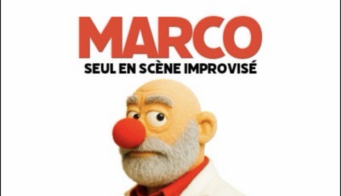 Affiche de Marco — « Seul en scène improvisé » à L'Œuf, Vieux Lyon