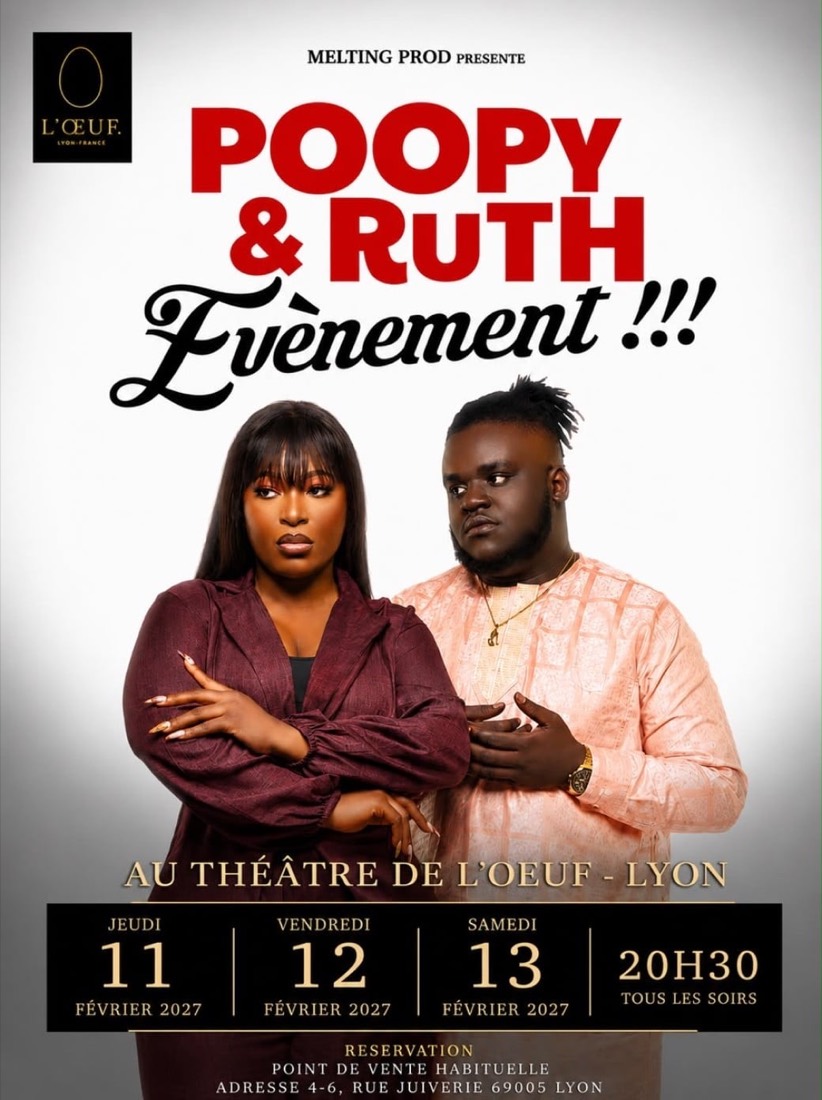 Affiche de Poppy & Ruth — « Evennement !!! » à L'Œuf, Vieux Lyon