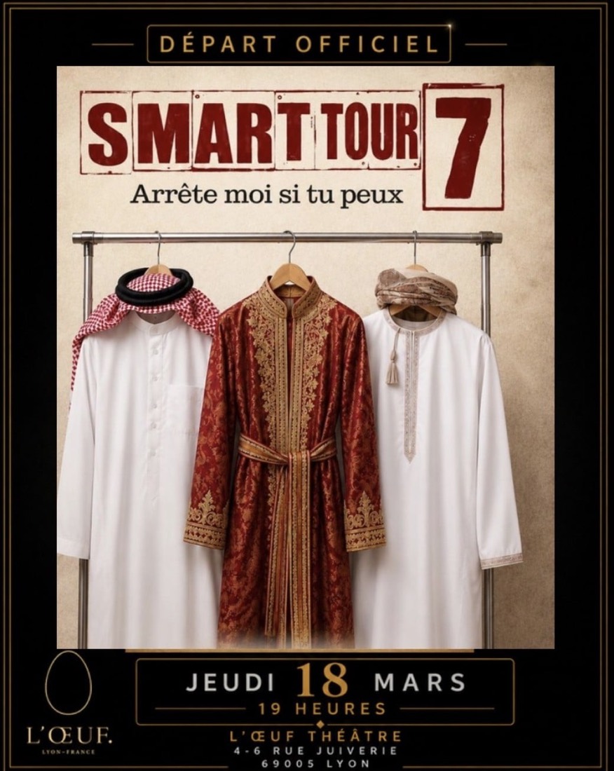 Affiche de Patrick le Chinois — « Smart Tour 7 » à L'Œuf, Vieux Lyon